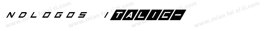 NDLOGOS Italic字体转换